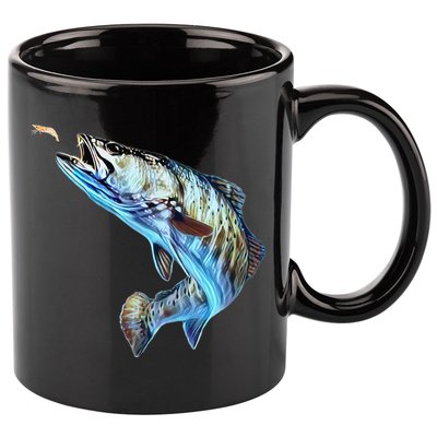 Speckled Trout Fishing  & Speckled Trout 11oz C Handle Ceramic Mug