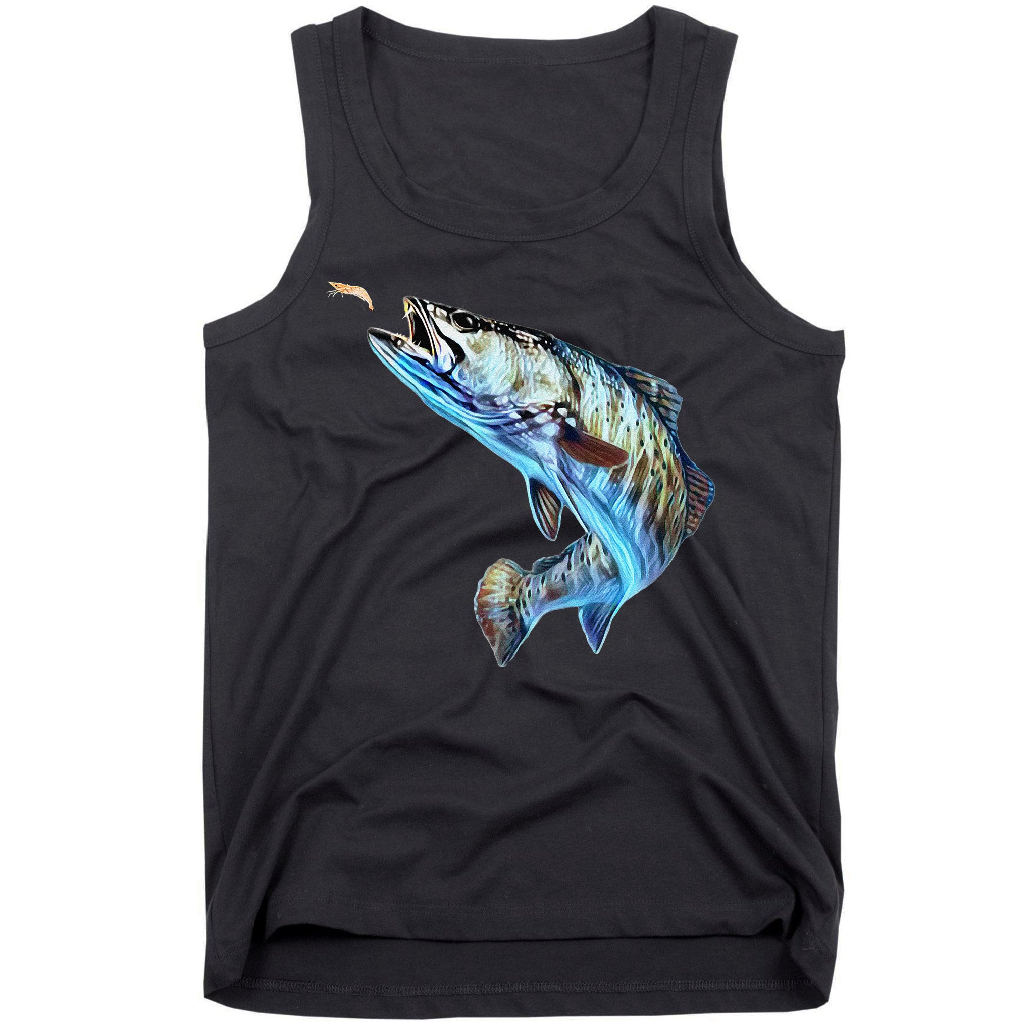 Speckled Trout Fishing  & Speckled Trout Tank Top