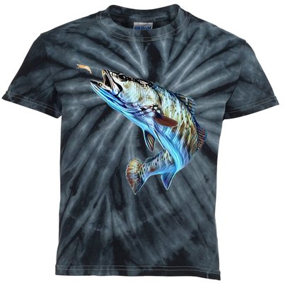 Speckled Trout Fishing  & Speckled Trout Kids Tie-Dye T-Shirt