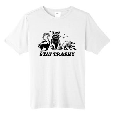 Stay Trashy Funny Raccoon Opossum Skunk Trash Panda Meme Tall Fusion ChromaSoft Performance T-Shirt