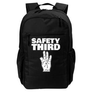 Safety Third funny missing finger Safety Third Daily Commute Backpack