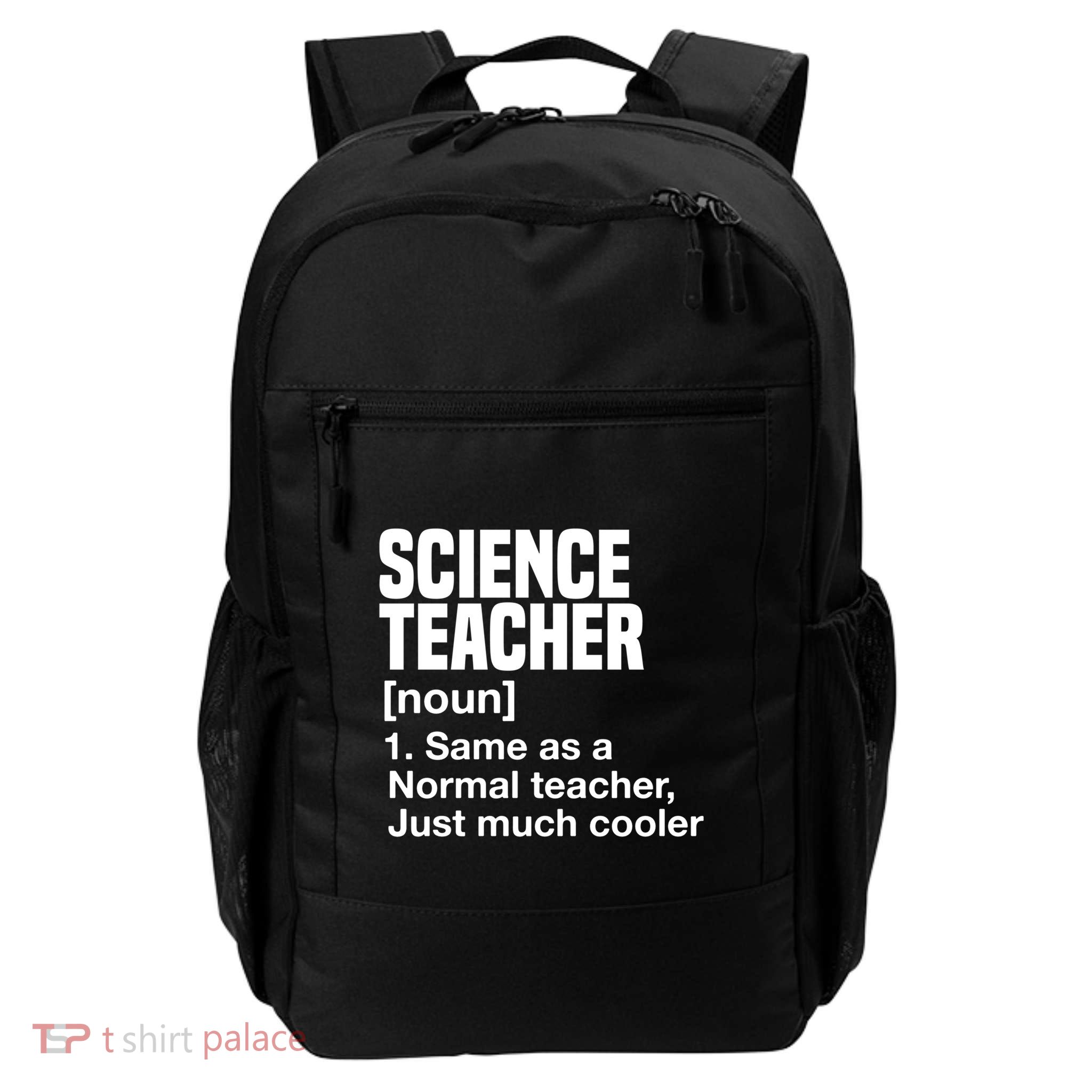 Science Teacher Funny Definition First Day Of School Teacher Gift Daily Commute Backpack