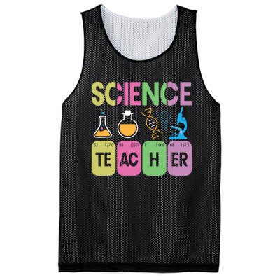 Science Teacher Funny Periodic Table Elements Graphic Mesh Reversible Basketball Jersey Tank