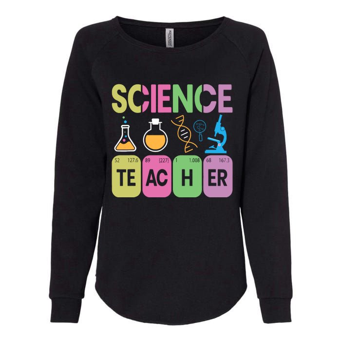 Science Teacher Funny Periodic Table Elements Graphic Womens California Wash Sweatshirt