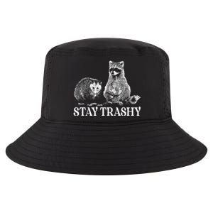 Stay Trashy Funny Stay Trashy Raccoons Opossums Squad Team Trash Cool Comfort Performance Bucket Hat