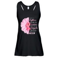 Support The Fighters Admire The Survivors Breast Cancer Ladies Essential Flowy Tank