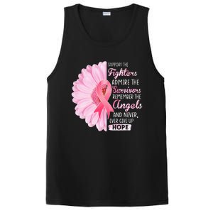 Support The Fighters Admire The Survivors Breast Cancer PosiCharge Competitor Tank