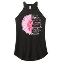 Support The Fighters Admire The Survivors Breast Cancer Women's Perfect Tri Rocker Tank