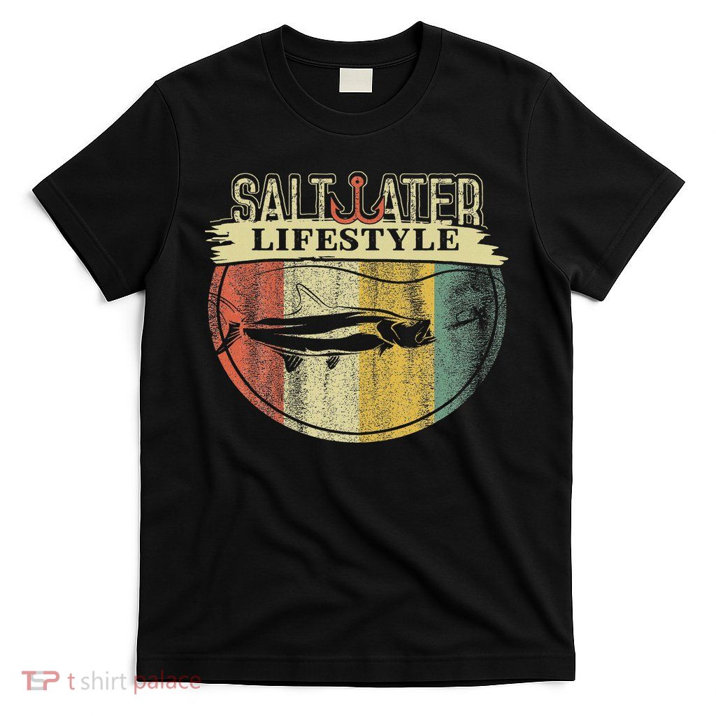 Saltwater Tarpon Fishing Sport Game Fish Lover Fisherman T-Shirt