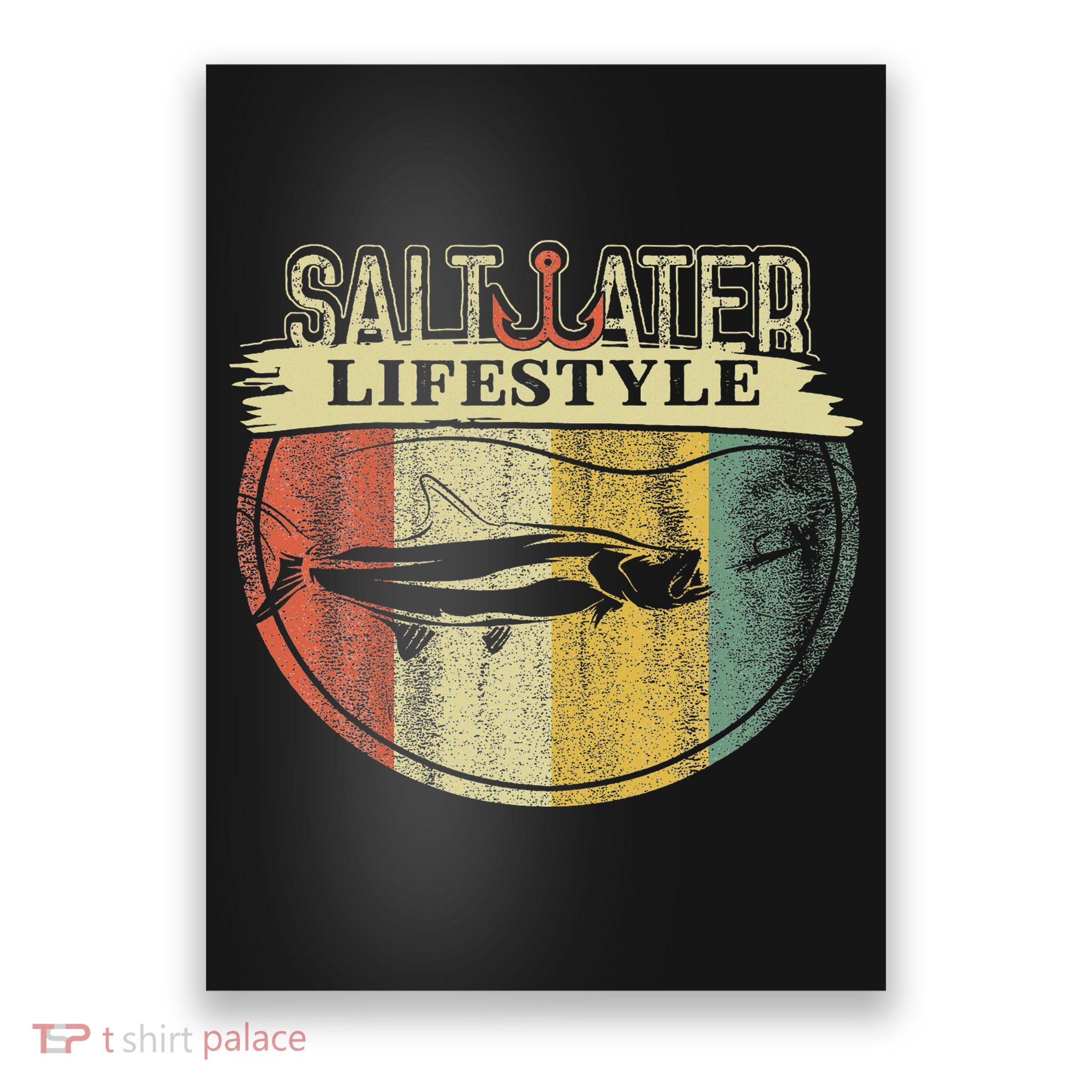 Saltwater Tarpon Fishing Sport Game Fish Lover Fisherman Poster