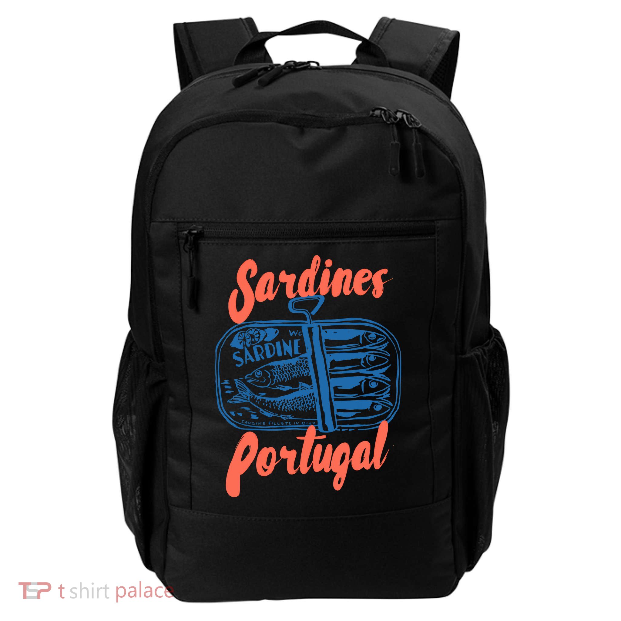 Sardines Tinned Fish Retro Graphic  Daily Commute Backpack