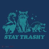 Stay Trashy Funny Raccoon Opossum Skunk Trash Panda Meme Tie-Dye T-Shirt
