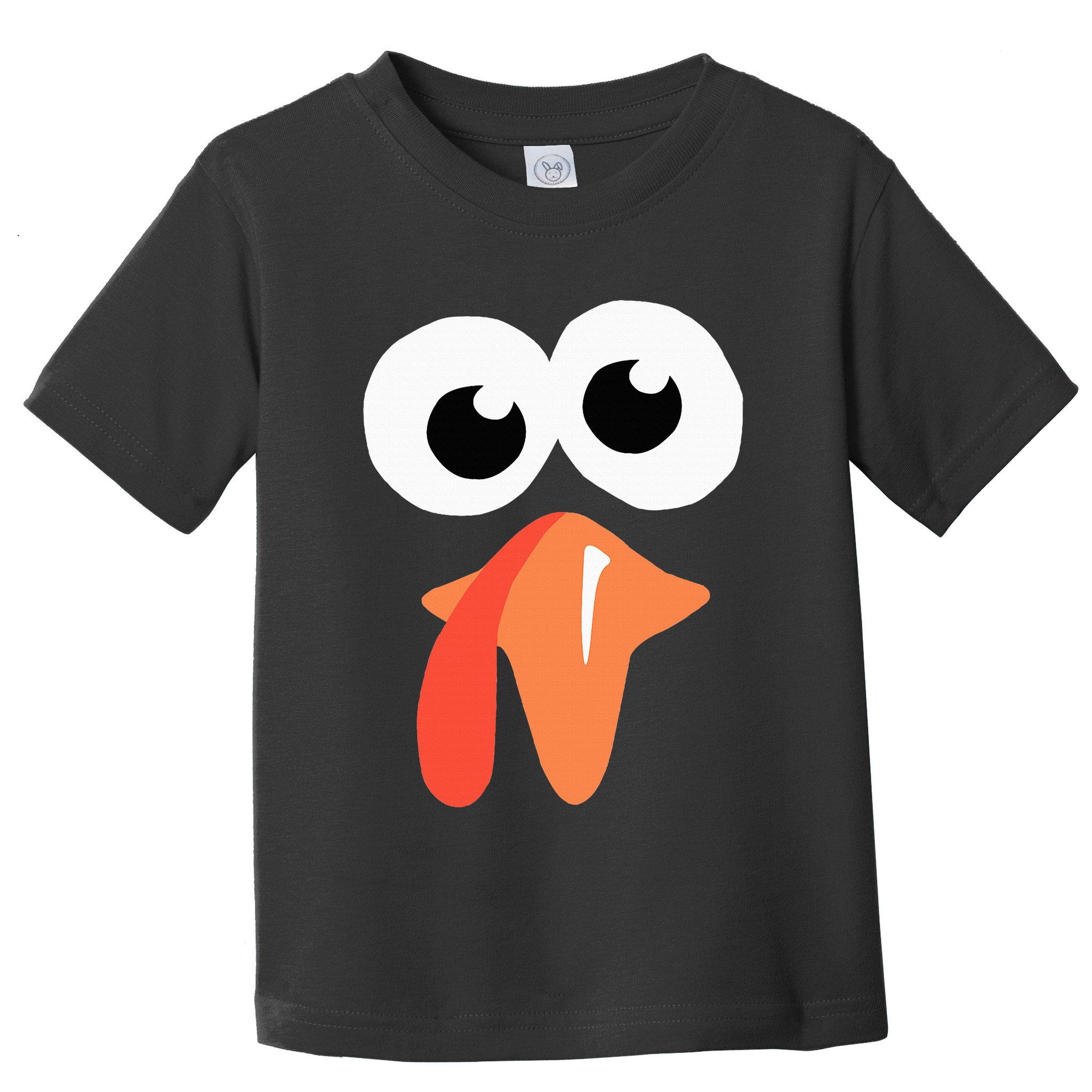 Silly Turkey Face  Funny Thanksgiving Fall Joke Humor Gifts Toddler T-Shirt