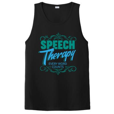 Speech Therapy Funny Gift For Speech Language Pathologist Gift PosiCharge Competitor Tank