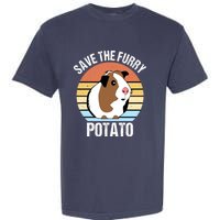 Save The Furry Potato Funny Guinea Pig Garment-Dyed Heavyweight T-Shirt