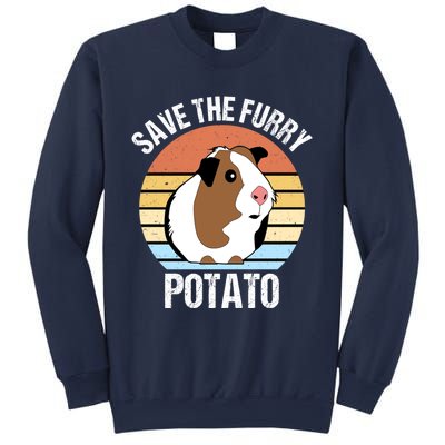 Save The Furry Potato Funny Guinea Pig Sweatshirt