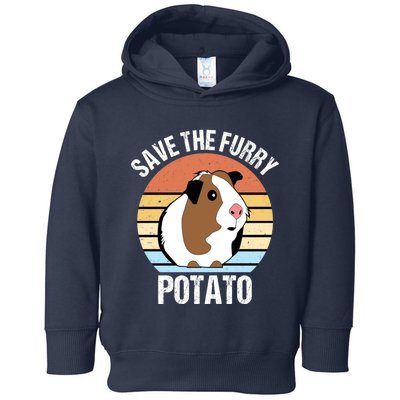 Save The Furry Potato Funny Guinea Pig Toddler Hoodie