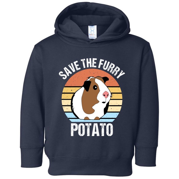 Save The Furry Potato Funny Guinea Pig Toddler Hoodie