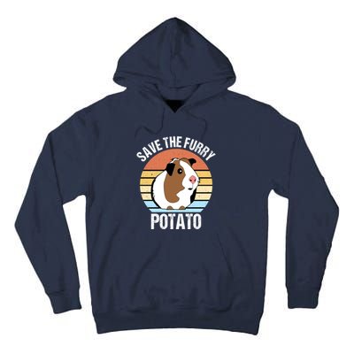 Save The Furry Potato Funny Guinea Pig Tall Hoodie