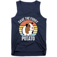 Save The Furry Potato Funny Guinea Pig Tank Top