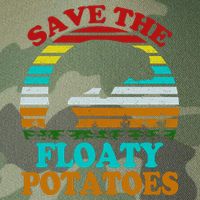 Save The Floaty Potatoes Legacy Tie Dye Trucker Hat