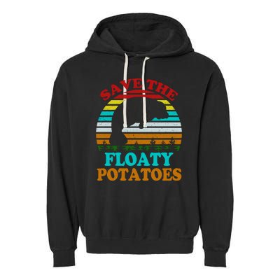 Save The Floaty Potatoes Garment-Dyed Fleece Hoodie