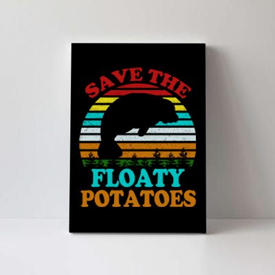 Save The Floaty Potatoes Canvas