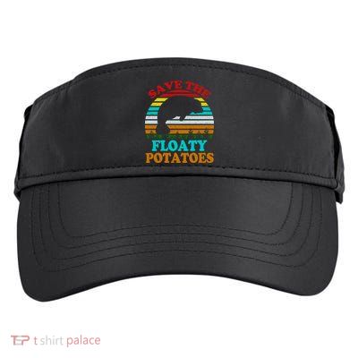 Save The Floaty Potatoes Adult Drive Performance Visor