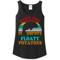 Save The Floaty Potatoes Ladies Essential Tank