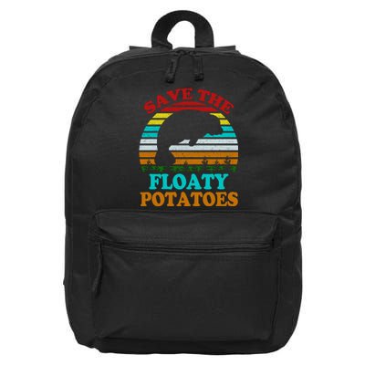 Save The Floaty Potatoes 16 in Basic Backpack