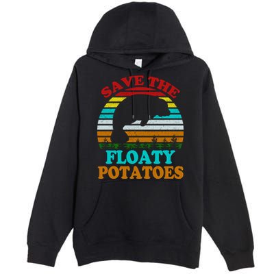 Save The Floaty Potatoes Premium Pullover Hoodie