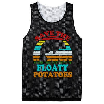 Save The Floaty Potatoes Mesh Reversible Basketball Jersey Tank