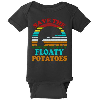 Save The Floaty Potatoes Baby Bodysuit