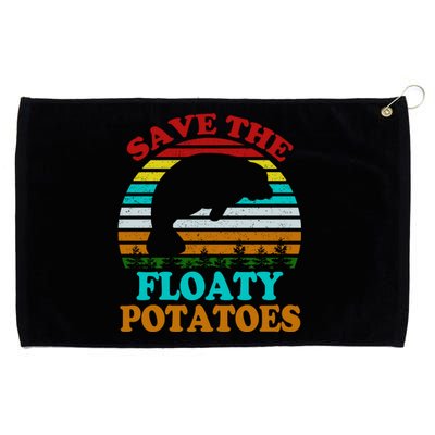 Save The Floaty Potatoes Grommeted Golf Towel