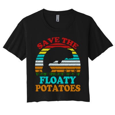 Save The Floaty Potatoes Crop Top
