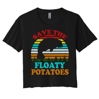 Save The Floaty Potatoes Women's Crop Top Tee