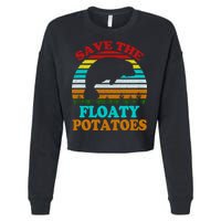 Save The Floaty Potatoes Cropped Pullover Crew