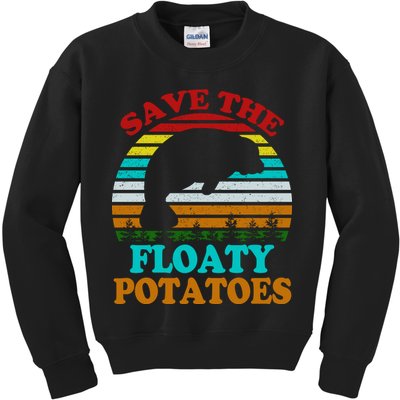 Save The Floaty Potatoes Kids Sweatshirt