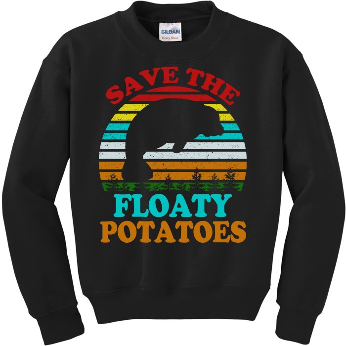 Save The Floaty Potatoes Kids Sweatshirt