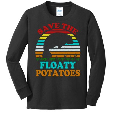 Save The Floaty Potatoes Kids Long Sleeve Shirt