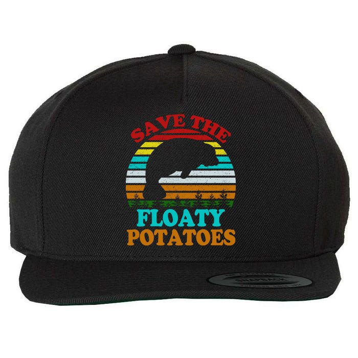 Save The Floaty Potatoes Wool Snapback Cap