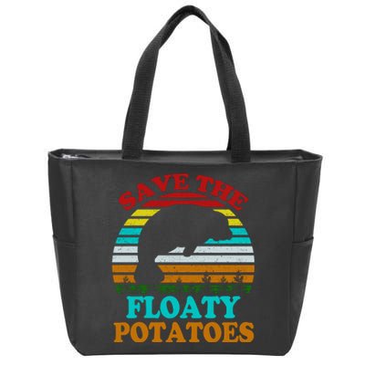 Save The Floaty Potatoes Zip Tote Bag