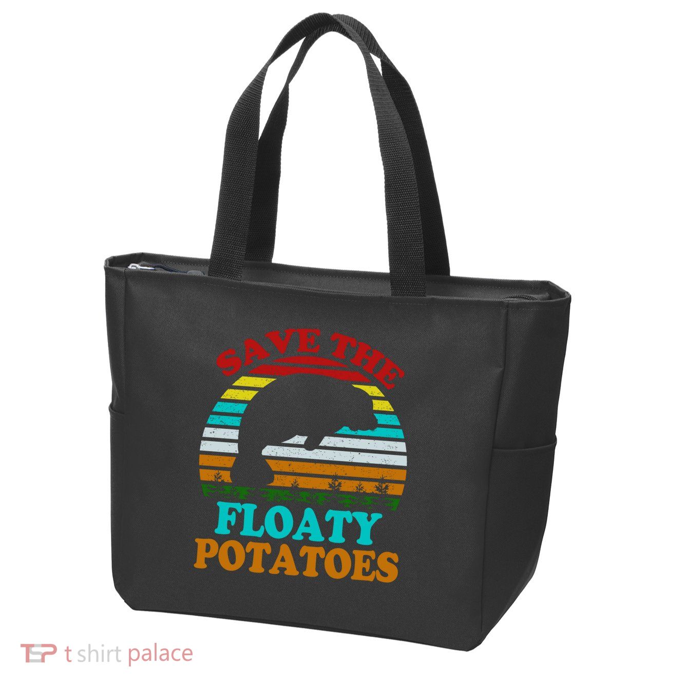 Save The Floaty Potatoes Zip Tote Bag