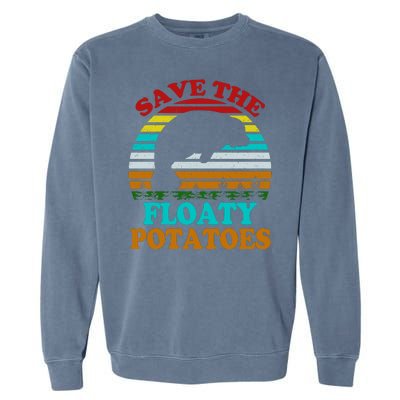 Save The Floaty Potatoes Garment-Dyed Sweatshirt