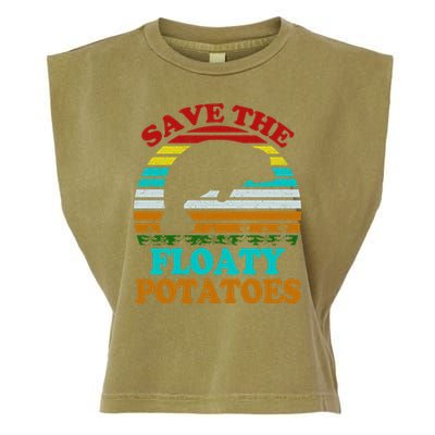 Save The Floaty Potatoes Garment-Dyed Women's Muscle Tee