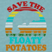 Save The Floaty Potatoes Sueded Cloud Jersey T-Shirt