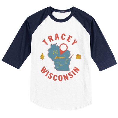 Smartless Tracey From Wisconsin Baseball Sleeve Shirt