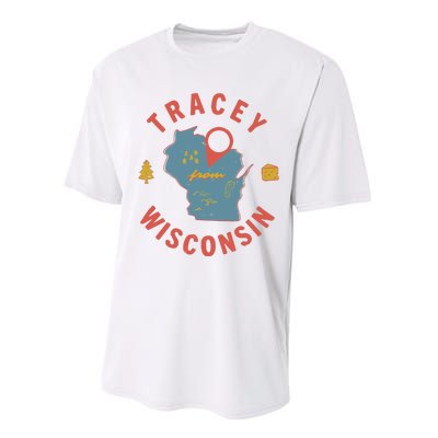 Smartless Tracey From Wisconsin Performance Sprint T-Shirt