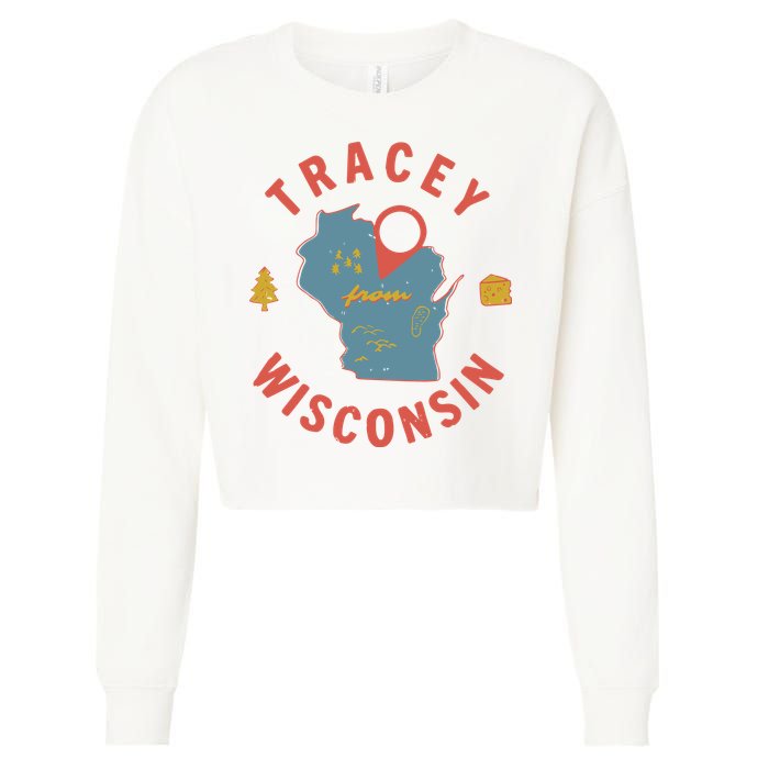 Smartless Tracey From Wisconsin Cropped Pullover Crew