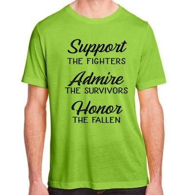 Support The Fighters Admire The Survivors Honor The Fallen Great Gift Adult ChromaSoft Performance T-Shirt